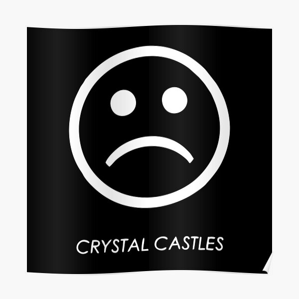 Poster Crystal Castles Redbubble