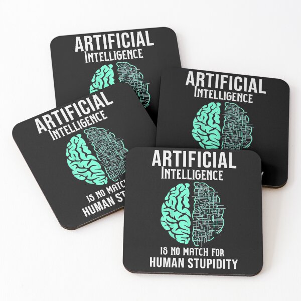 Item preview, Artificial intelligence is no a match for human stupidity designed and sold by BestDes.