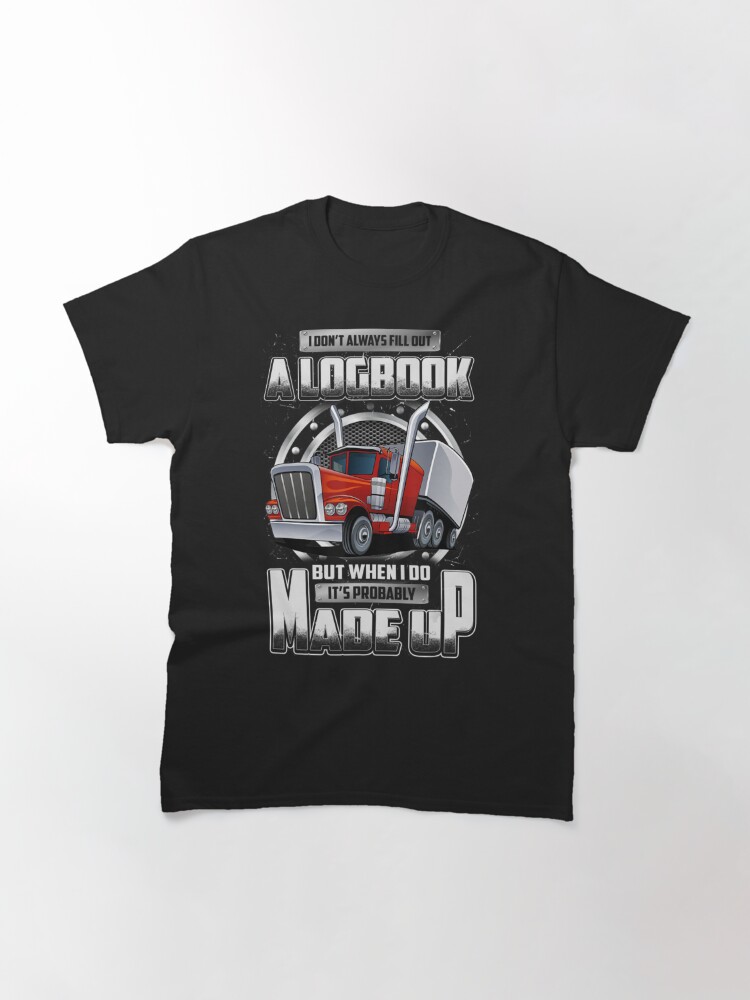 Truck Owner Log Trucker Log Truck Driver Essentials for Men Sweatshirt