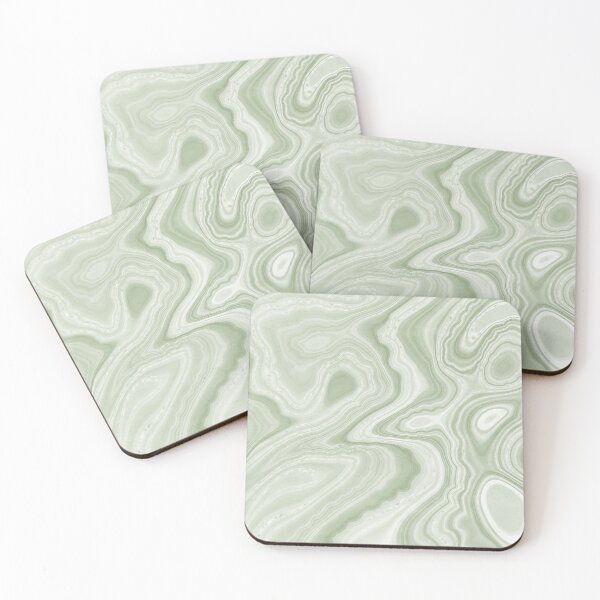 Item preview, Soft Pastel Green, Sage Green Marble designed and sold by venella.