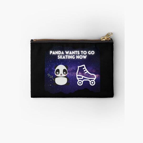 Item preview, Panda wants to go skating now - Roller Skate designed and sold by SkateGalaxy.