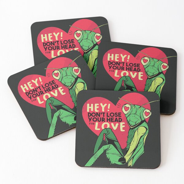 Item preview, Funny Preying Mantis // Don't Lose Your Head for Love designed and sold by SLAG-Creative.