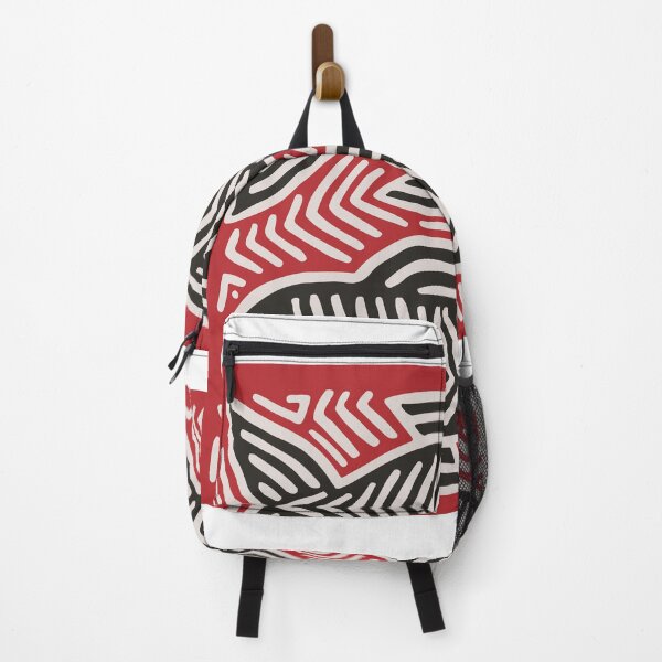 Item preview, mola kuna from panama fish design in red designed and sold by Melquidedec.