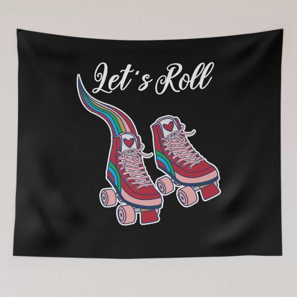 Item preview, Let's Roll Roller Skating Skater Skate Retro Vintage 70s 80s designed and sold by kristazzsa112.