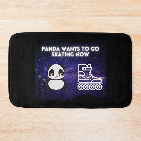 Item preview, Panda wants to go skating now - Inline Skate designed and sold by SkateGalaxy.