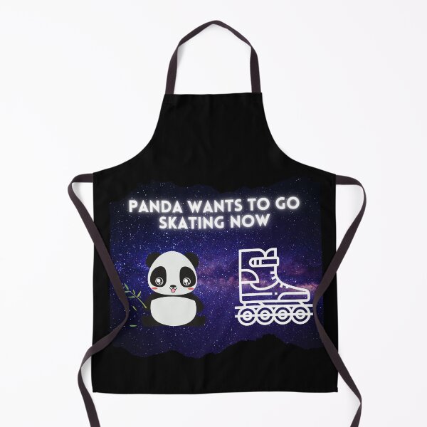 Item preview, Panda wants to go skating now - Inline Skate designed and sold by SkateGalaxy.