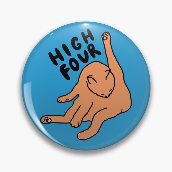 Item preview, High four - orange cat designed and sold by Janelleybean.