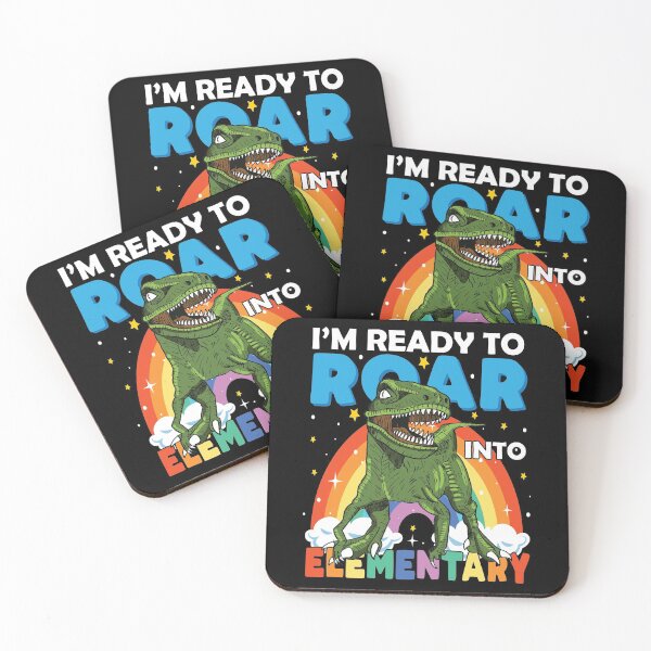 Item preview, Ready To Roar Into Elementary | Funny Back To School designed and sold by GravitiTees.