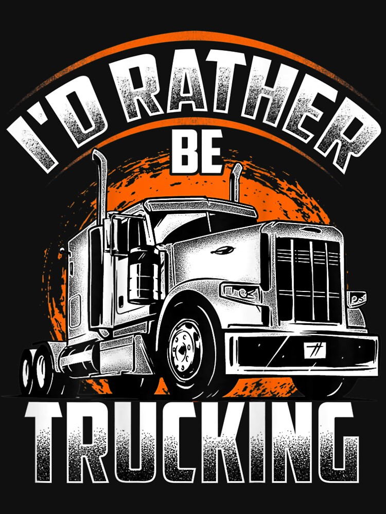 MAN Truck Driver Trucking Trucker Design Essential T-Shirt for Sale by  luvvvvvit