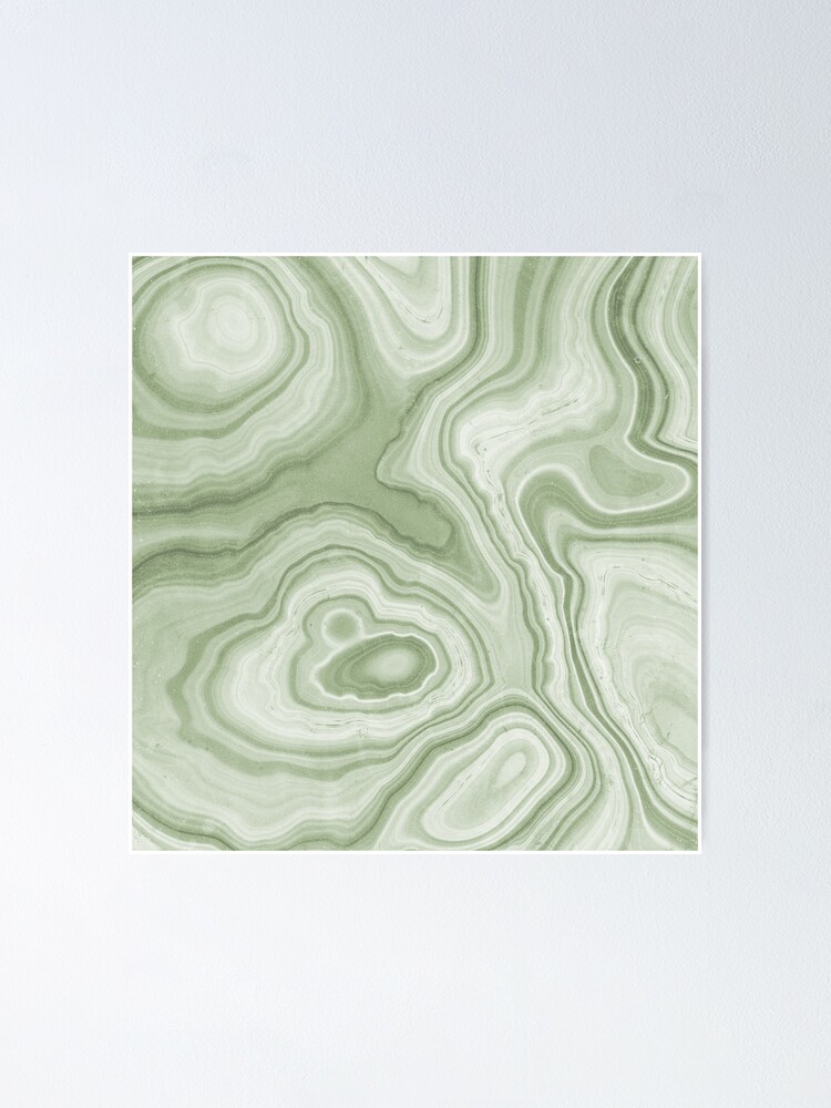 Soft Pastel Green, Sage Green Marble