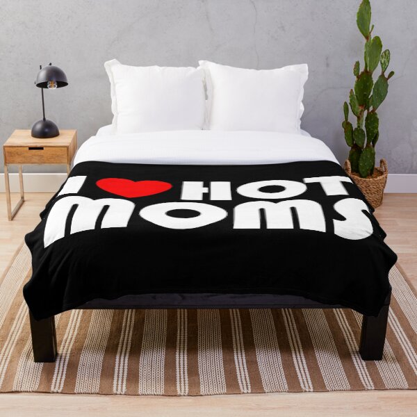 Item preview, I LOVE HOT MOMS FUNNY designed and sold by LinkunShop.