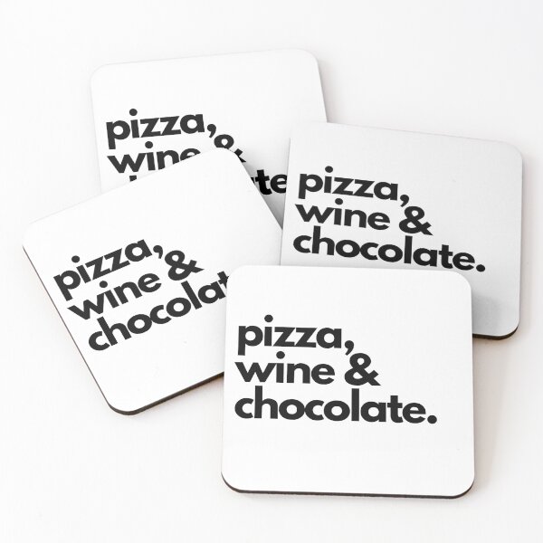 Item preview, Pizza, Wine & Chocolate designed and sold by JMcC3.
