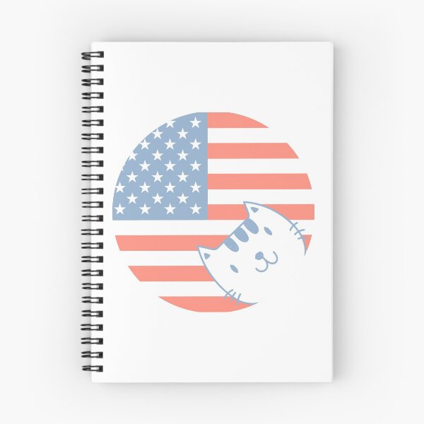 Item preview, American Flag cat American independence America loves you and cat designed and sold by RJuliya.