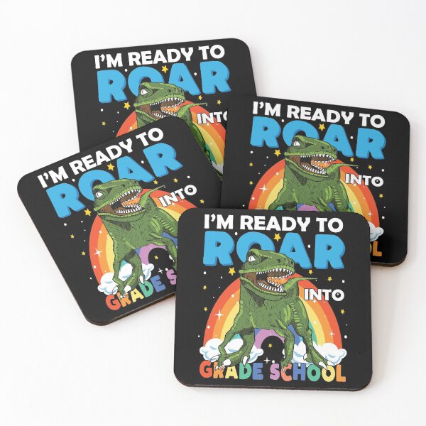 Item preview, Ready To Roar Into Grade School | Funny Back To School designed and sold by GravitiTees.