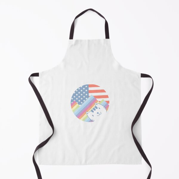 Item preview, American Flag  Mountains rainbow cat American independence America loves you designed and sold by RJuliya.