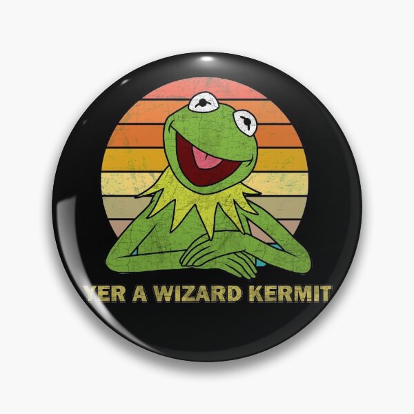 Item preview, Yer A Wizard Kermit designed and sold by ValentinaHramov.