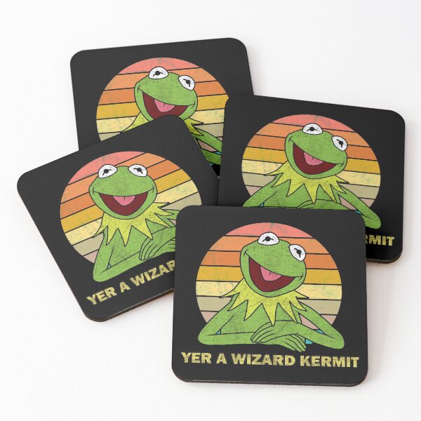 Item preview, Yer A Wizard Kermit designed and sold by ValentinaHramov.