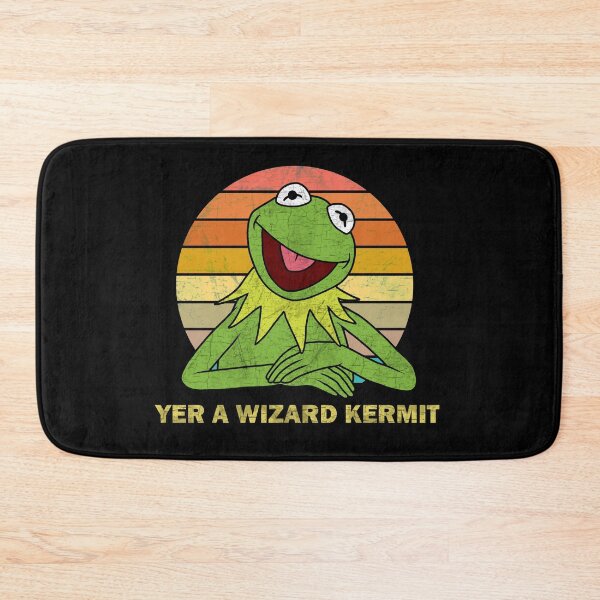 Item preview, Yer A Wizard Kermit designed and sold by ValentinaHramov.
