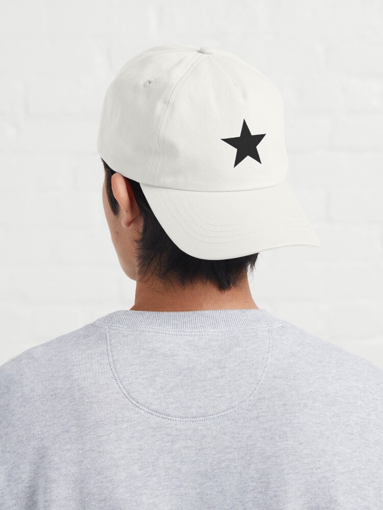 White Border Black Star | Cap