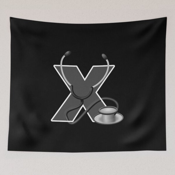 Item preview, md, doctor, letter x, alphabet designed and sold by doctors-apparel.