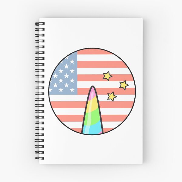 Item preview,  American Flag Unicorn stars rainbow American independence  designed and sold by RJuliya.