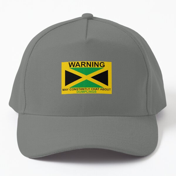 Warning May Constantly Chat About Jamaican Dumplings Baseball Cap
