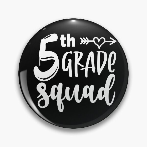 Item preview, 5th grade squad, Back to school hand lettered, first day of school Kindergarten, Teacher gift designed and sold by ShutterKapan.