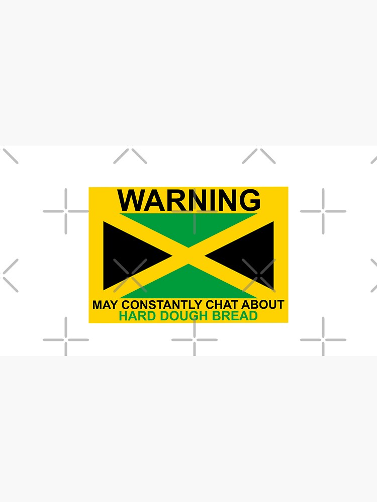 "Warning May Constantly Chat About Jamaican Hard Dough Bread" Cap for