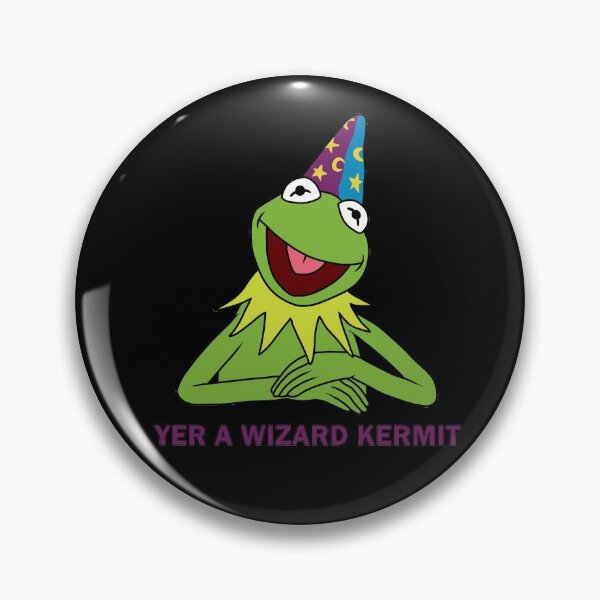 Item preview, Yer A Wizard Kermit designed and sold by ValentinaHramov.
