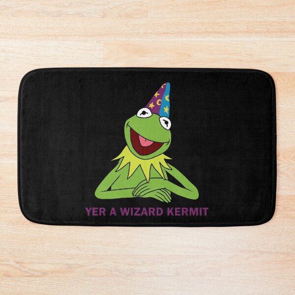 Item preview, Yer A Wizard Kermit designed and sold by ValentinaHramov.
