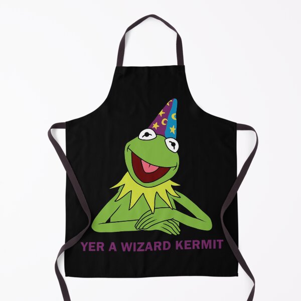 Item preview, Yer A Wizard Kermit designed and sold by ValentinaHramov.