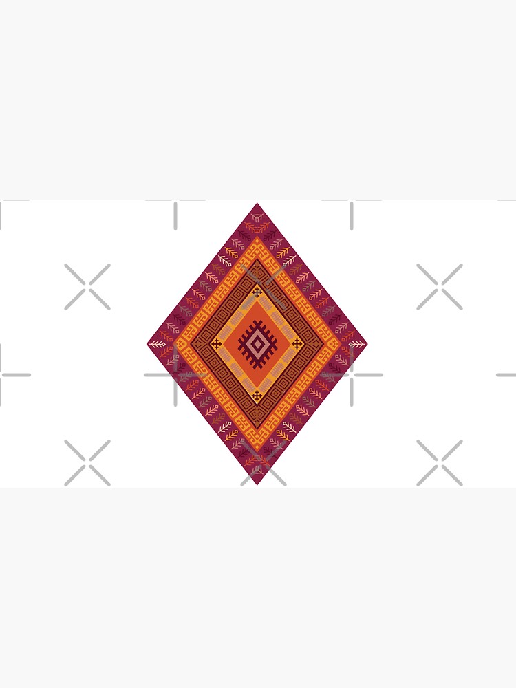Kilim Diamonds - Apricot by Cecca-Designs