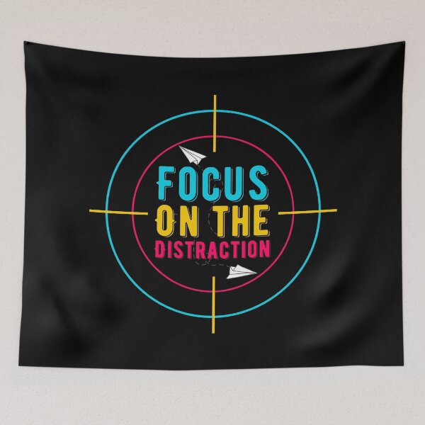 Item preview, Funny #ADHD Memes - Focus On The Distraction Target ! Attention Deficit Hyperactive Disorder designed and sold by MJDezigns.