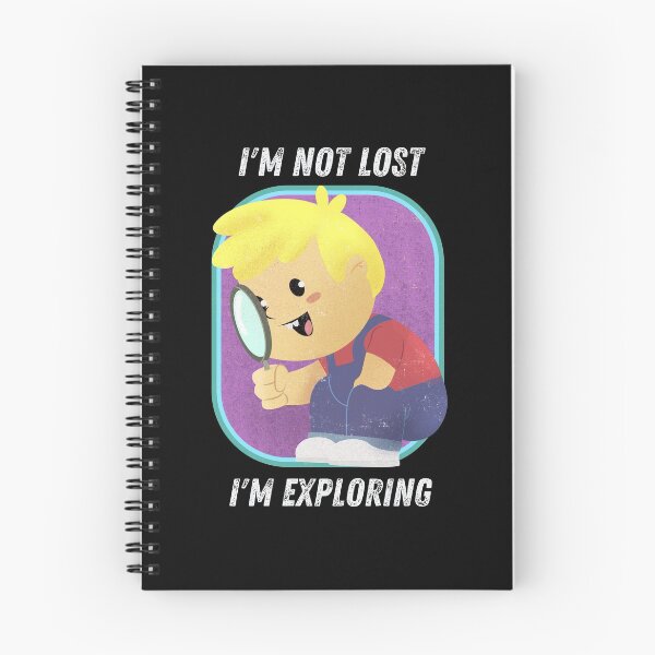 Item preview, Im Not Lost Im Exploring | vintage kid exploring designed and sold by SunsetCloud.