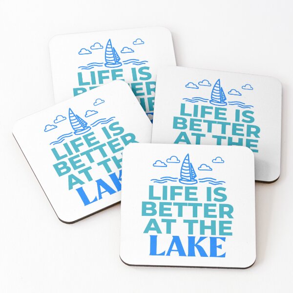 Item preview, Life Is Better At The Lake designed and sold by YOYOCollection.