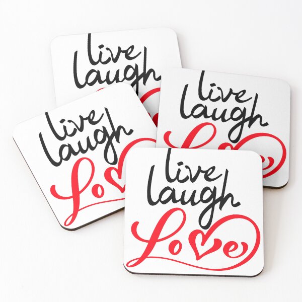 Item preview, Live Laugh Love (Black Print) designed and sold by Daluyong.