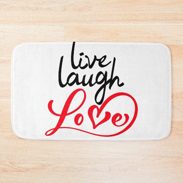 Item preview, Live Laugh Love (Black Print) designed and sold by Daluyong.