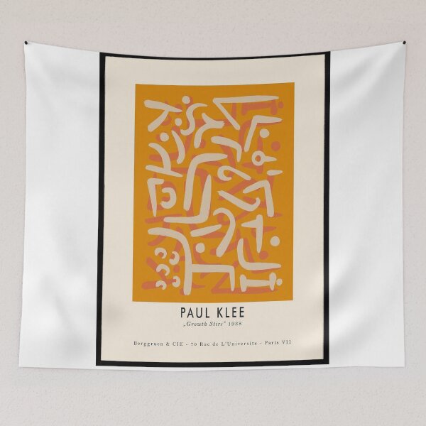 Item preview, Orange Klee Stirs Poster designed and sold by lianabrews.