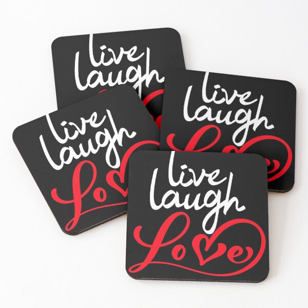 Item preview, Live Laugh Love (White Print) designed and sold by Daluyong.