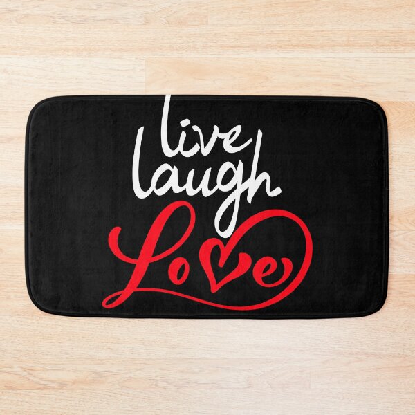 Item preview, Live Laugh Love (White Print) designed and sold by Daluyong.