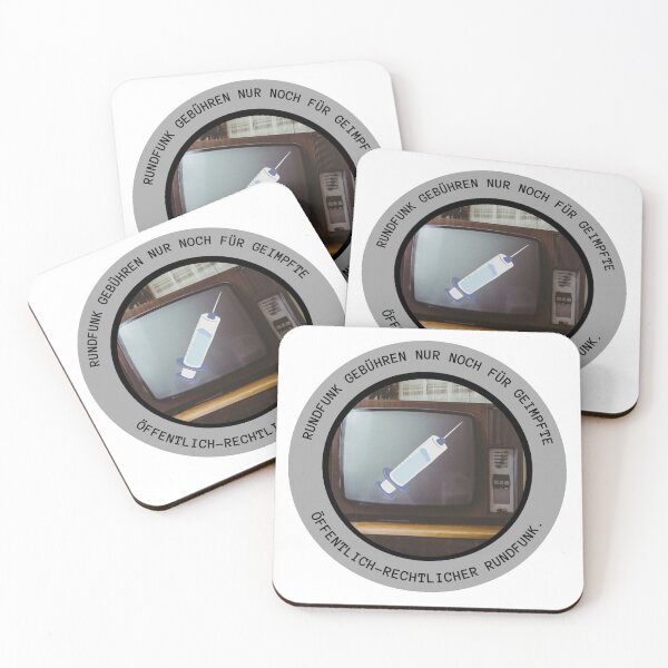 Item preview, Broadcasting fees only for vaccinated people designed and sold by Bernsteinhaus.