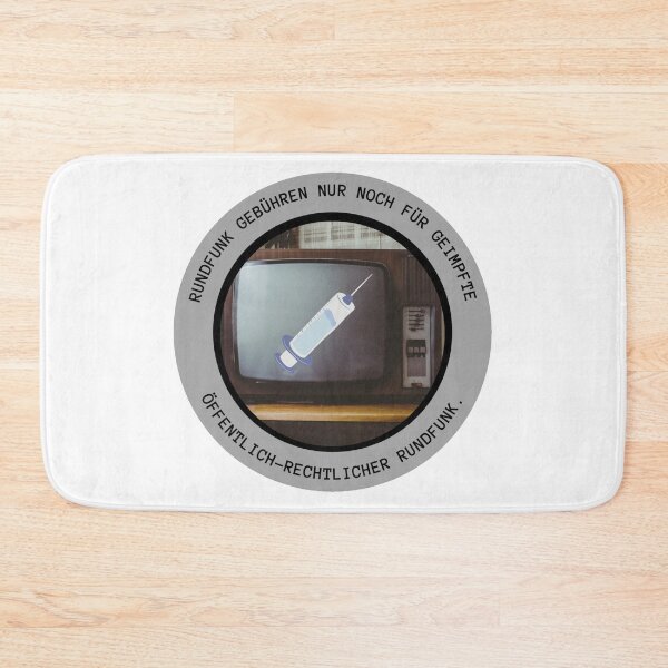 Item preview, Broadcasting fees only for vaccinated people designed and sold by Bernsteinhaus.