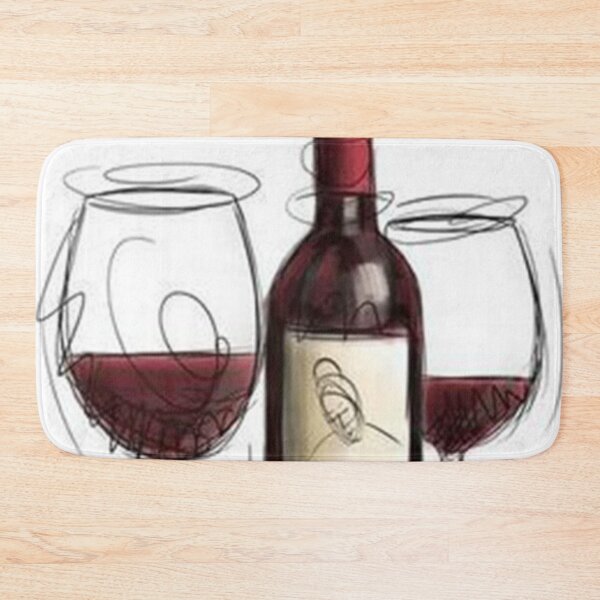 Item preview, Art Drink Wine Poster designed and sold by lianabrews.