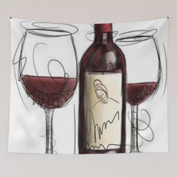 Item preview, Art Drink Wine Poster designed and sold by lianabrews.