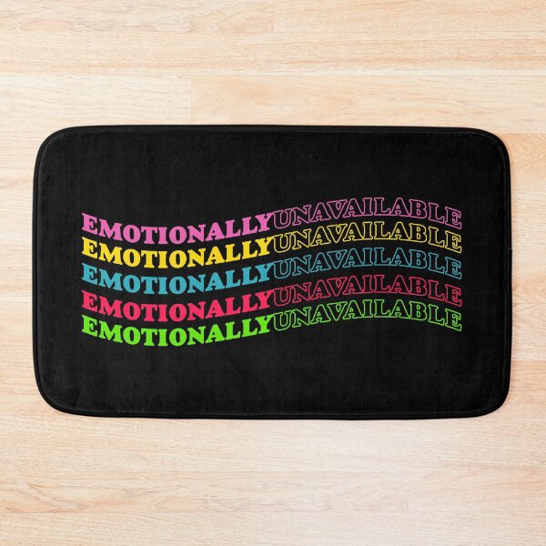 Item preview, Emotionally Unavailable Colorful Wavy  designed and sold by heyitsIrish.