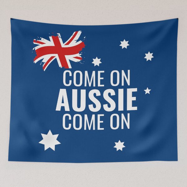 Item preview, Come On Aussie | Australian Flag designed and sold by NoirOwned.