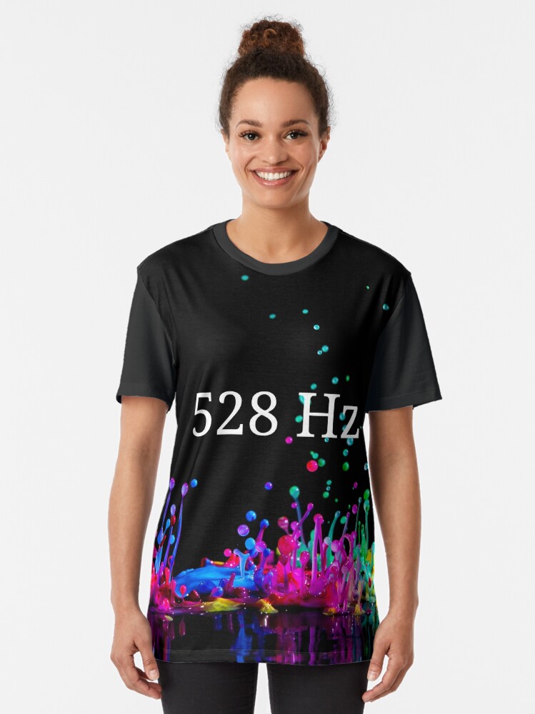 528 HZ funky frequency | Graphic T-Shirt