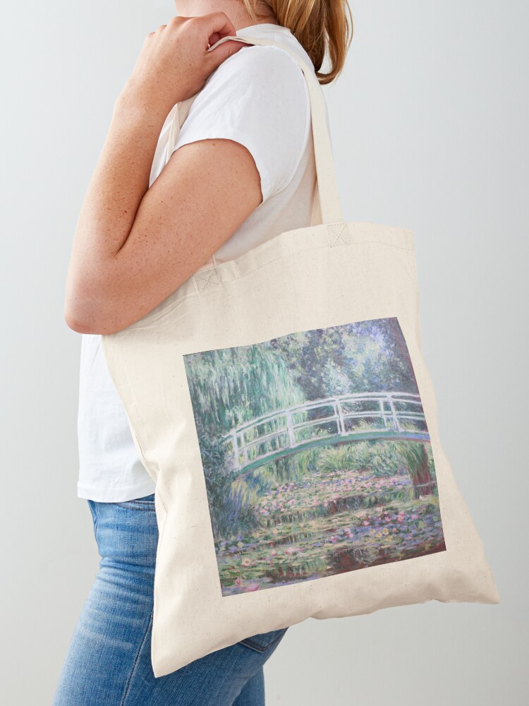 Claude Monet Water Lilies and Japanese Bridge | Tote Bag