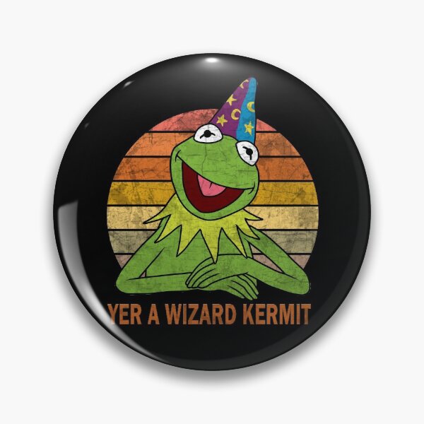 Item preview, Yer A Wizard Kermit designed and sold by ValentinaHramov.
