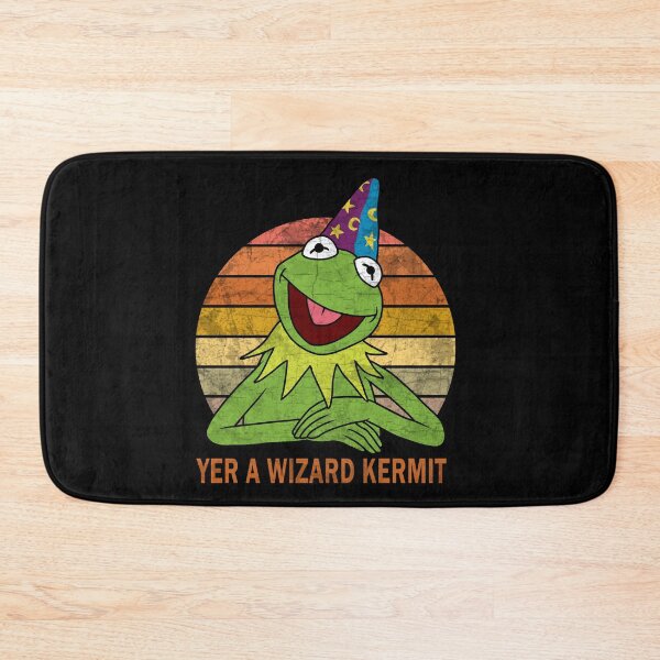 Item preview, Yer A Wizard Kermit designed and sold by ValentinaHramov.